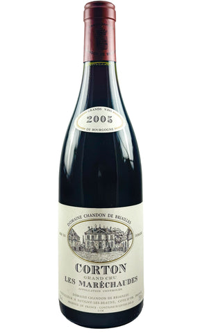 Bottle of Domaine Chandon de Briailles, Corton Les Marechaudes, 2005 - Red Wine - Flatiron Wines & Spirits - New York