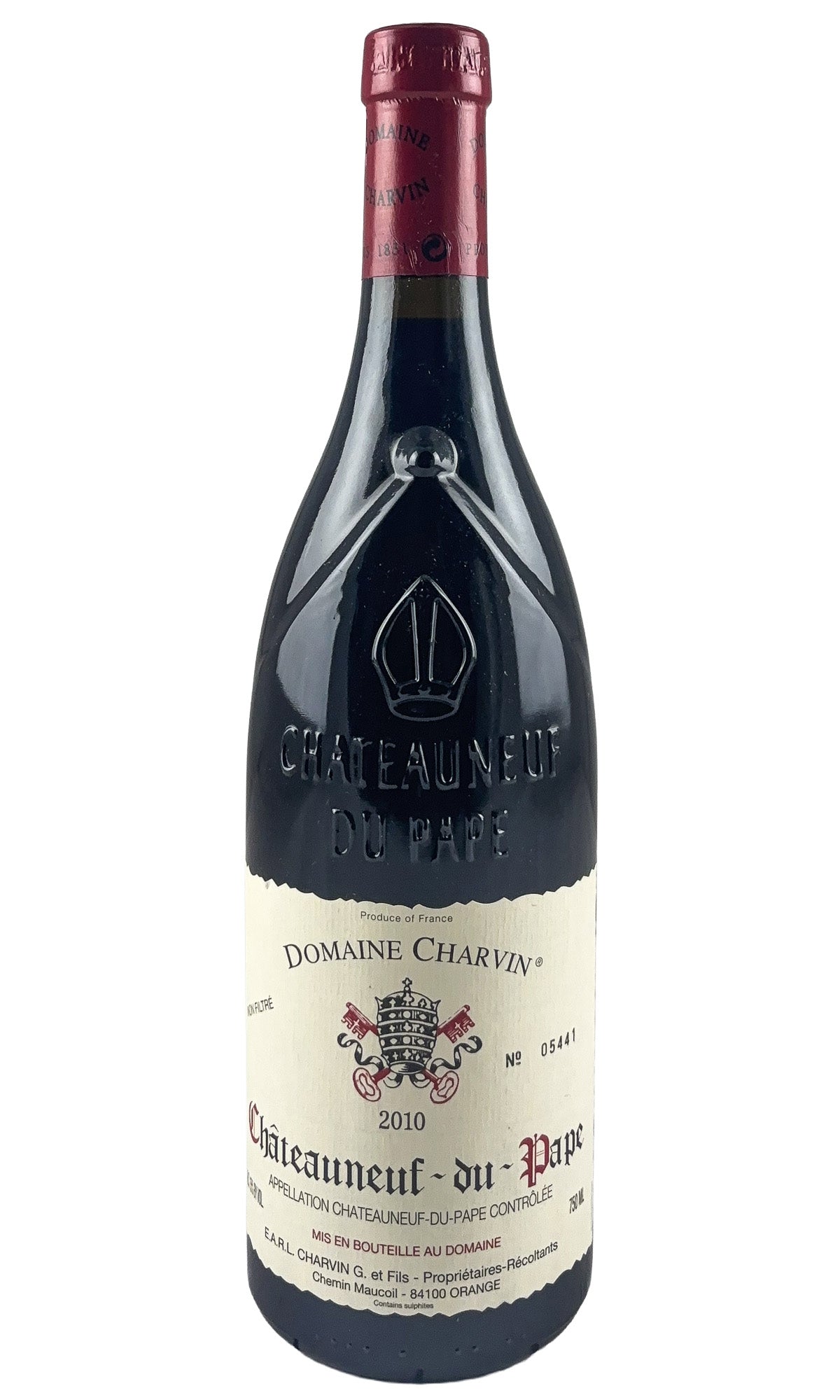Bottle of Domaine Charvin, Chateauneuf-du-Pape, 2010 - Red Wine - Flatiron Wines & Spirits - New York