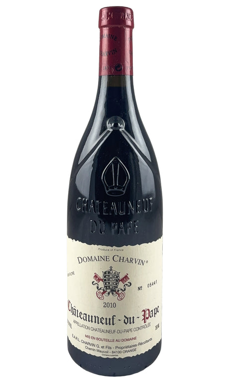 Bottle of Domaine Charvin, Chateauneuf-du-Pape, 2010 - Red Wine - Flatiron Wines & Spirits - New York