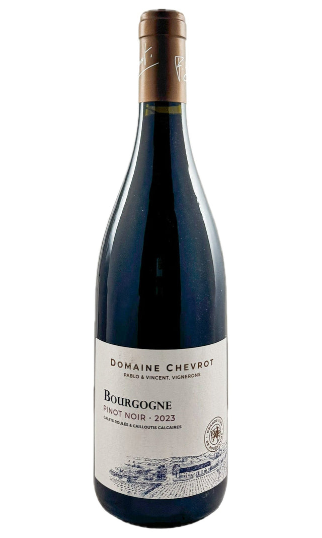 Bottle of Domaine Chevrot, Bourgogne Pinot Noir, 2023 - Red Wine - Flatiron Wines & Spirits - New York