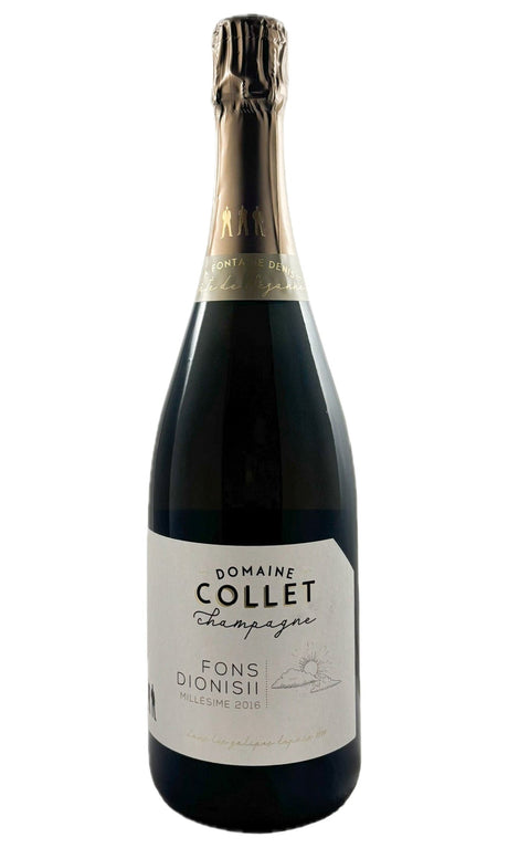 Bottle of Domaine Collet, Champagne Extra Brut Fons Dionisii, 2016 - Sparkling Wine - Flatiron Wines & Spirits - New York