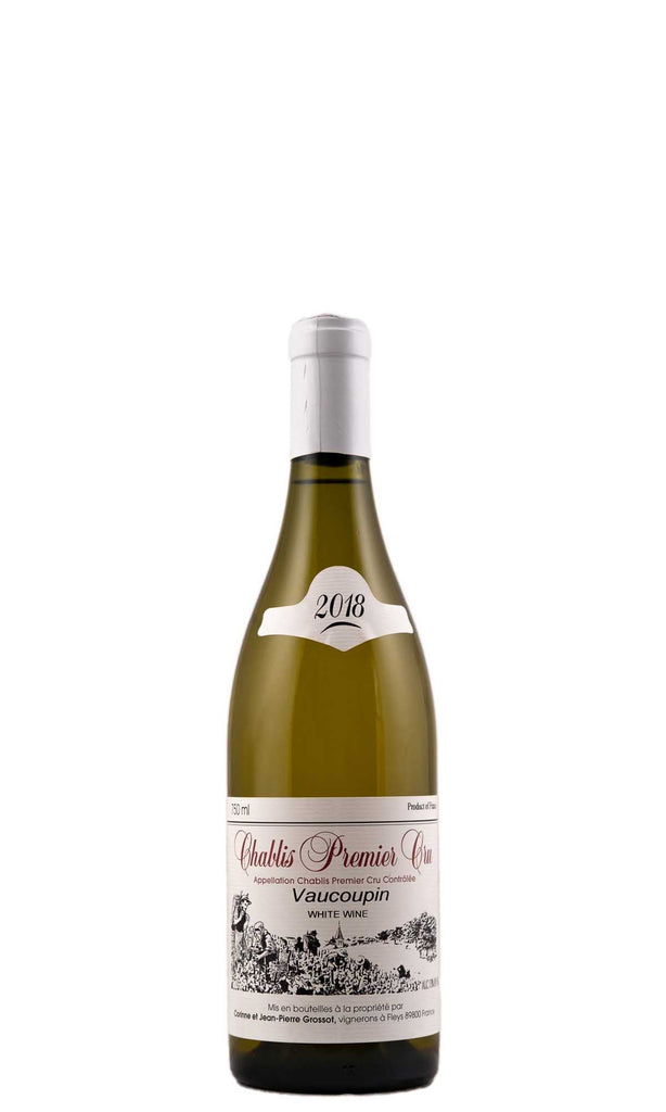 Bottle of Domaine Corinne et Jean-Pierre Grossot, Chablis 1er Cru Vaucoupin, 2018 - White Wine - Flatiron Wines & Spirits - New York