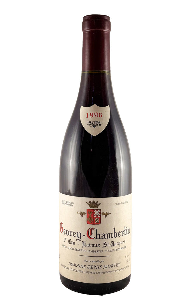 Bottle of Domaine Denis Mortet, Gevrey-Chambertin 1er Cru Lavaux St-Jacques, 1996 - Red Wine - Flatiron Wines & Spirits - New York