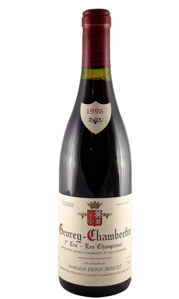 Bottle of Domaine Denis Mortet, Gevrey-Chambertin 1er Cru Les Champeaux, 1996 - Red Wine - Flatiron Wines & Spirits - New York