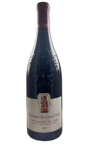 Bottle of Domaine Du Grand Tinel, Chateauneuf-du-Pape, 2012 - Red Wine - Flatiron Wines & Spirits - New York