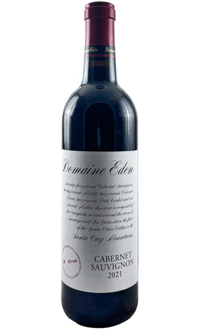 Bottle of Domaine Eden, Santa Cruz Mountains Cabernet Sauvignon, 2021 - Red Wine - Flatiron Wines & Spirits - New York
