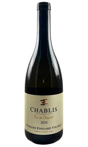 Bottle of Domaine Edouard Vocoret, Chablis Bas de Chapelot, 2024 - White Wine - Flatiron Wines & Spirits - New York