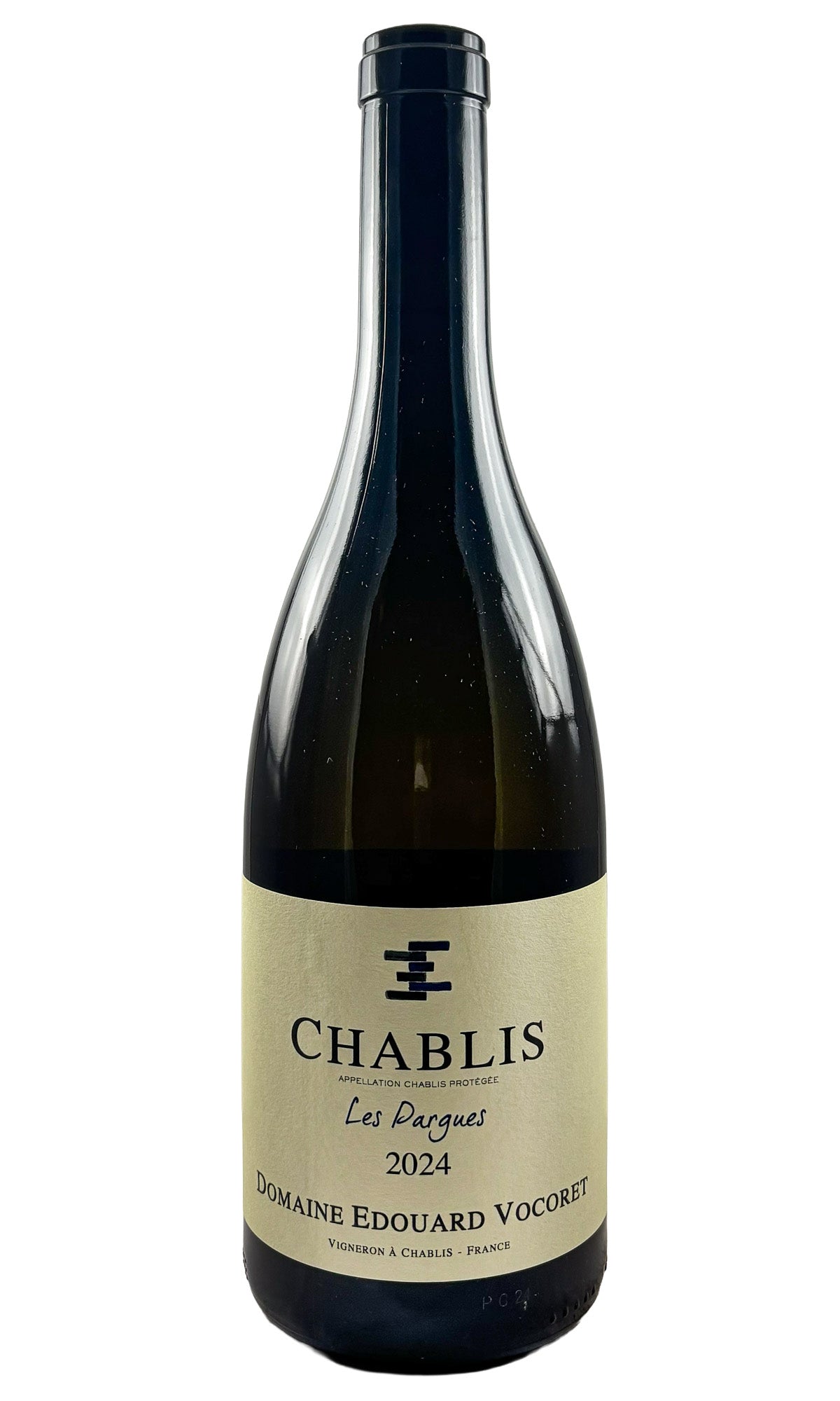 Bottle of Domaine Edouard Vocoret, Chablis Les Pargues, 2024 - White Wine - Flatiron Wines & Spirits - New York
