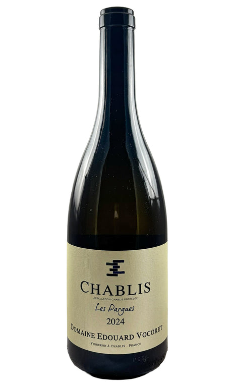 Bottle of Domaine Edouard Vocoret, Chablis Les Pargues, 2024 - White Wine - Flatiron Wines & Spirits - New York