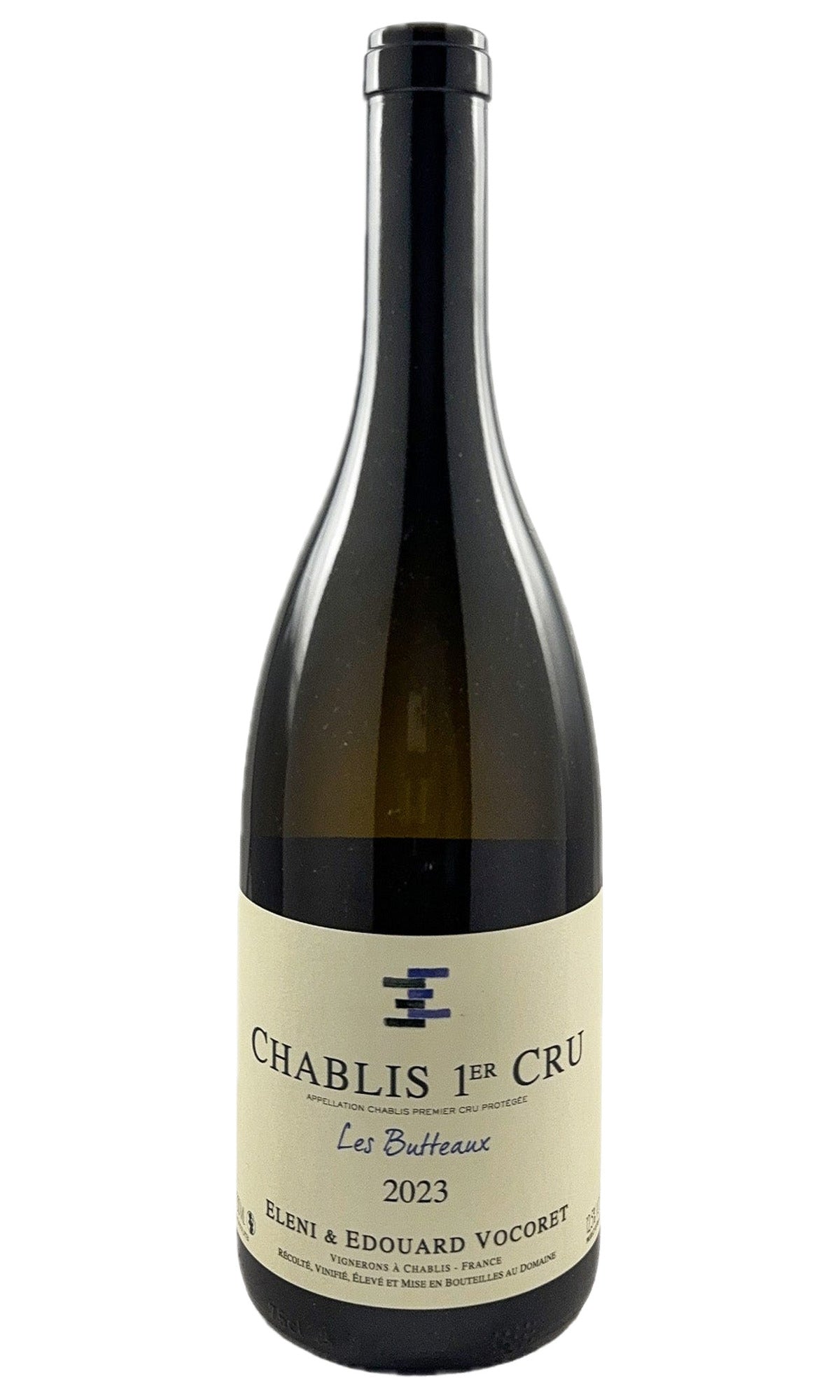 Bottle of Domaine Eleni & Edouard Vocoret, Chablis 1er Cru Butteaux, 2023 - White Wine - Flatiron Wines & Spirits - New York