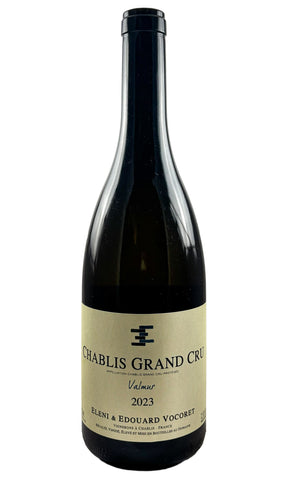 Bottle of Domaine Eleni & Edouard Vocoret, Chablis Grand Cru Valmur, 2023 - White Wine - Flatiron Wines & Spirits - New York