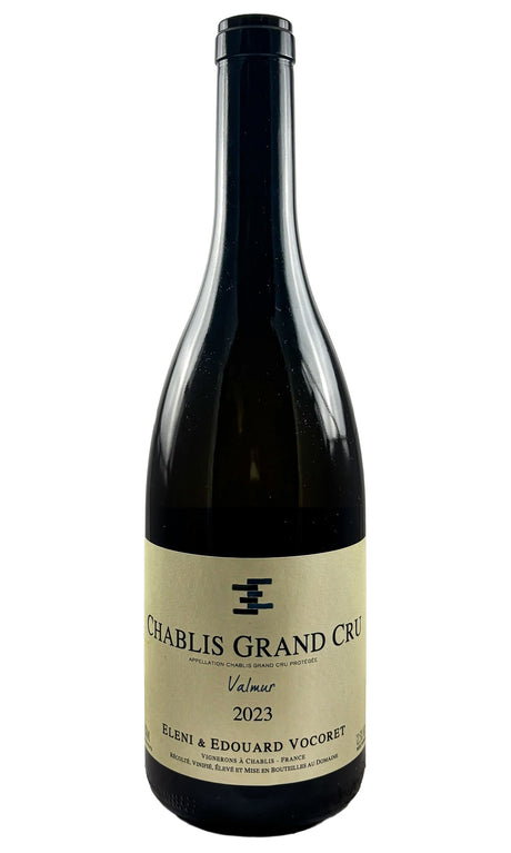 Bottle of Domaine Eleni & Edouard Vocoret, Chablis Grand Cru Valmur, 2023 - White Wine - Flatiron Wines & Spirits - New York