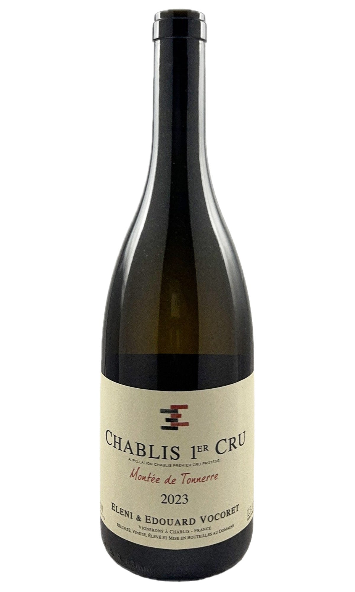 Bottle of Domaine Eleni & Edouard Vocoret, Chablis 1er Cru Montee de Tonnerre, 2023 - White Wine - Flatiron Wines & Spirits - New York