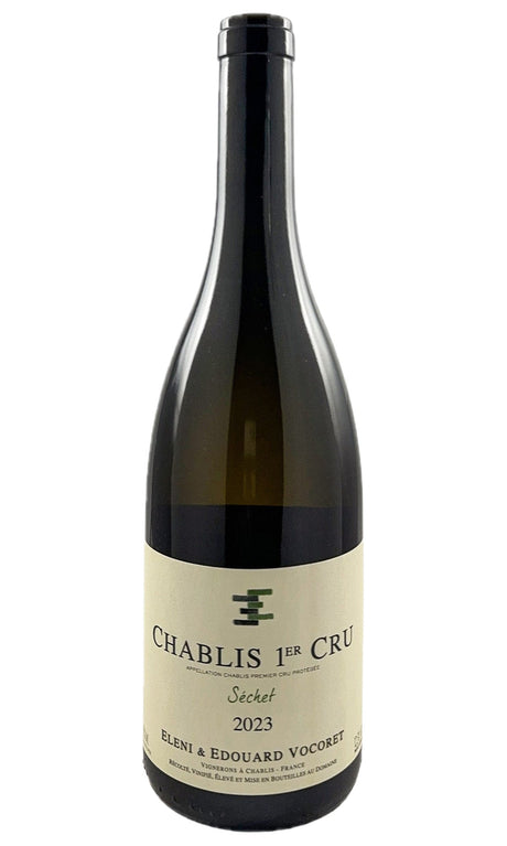 Bottle of Domaine Eleni & Edouard Vocoret, Chablis 1er Cru Sechet, 2023 - White Wine - Flatiron Wines & Spirits - New York
