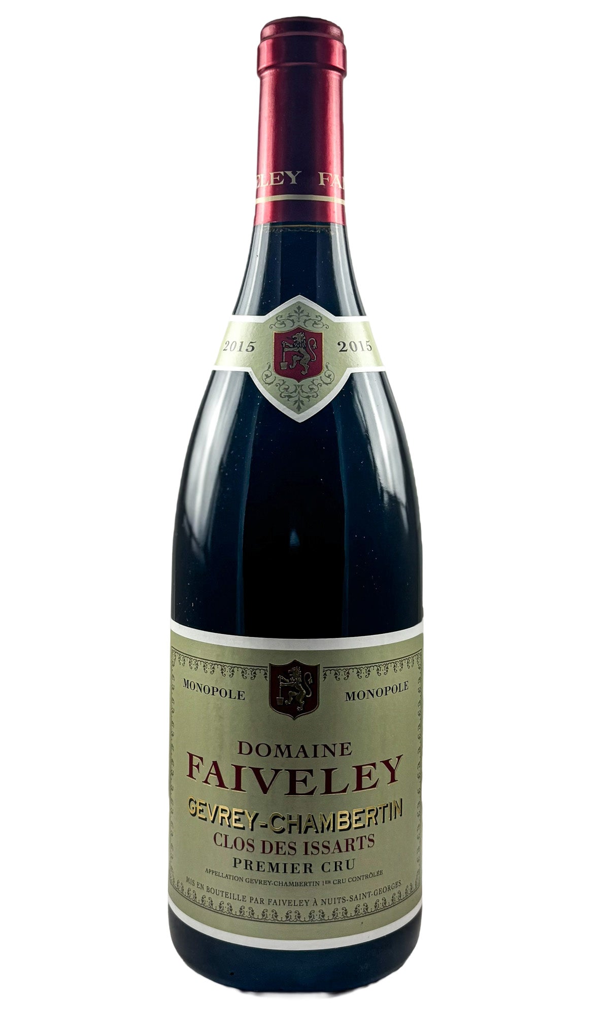 Bottle of Domaine Faiveley, Gevrey-Chambertin Clos des Issarts, 2015 - Red Wine - Flatiron Wines & Spirits - New York