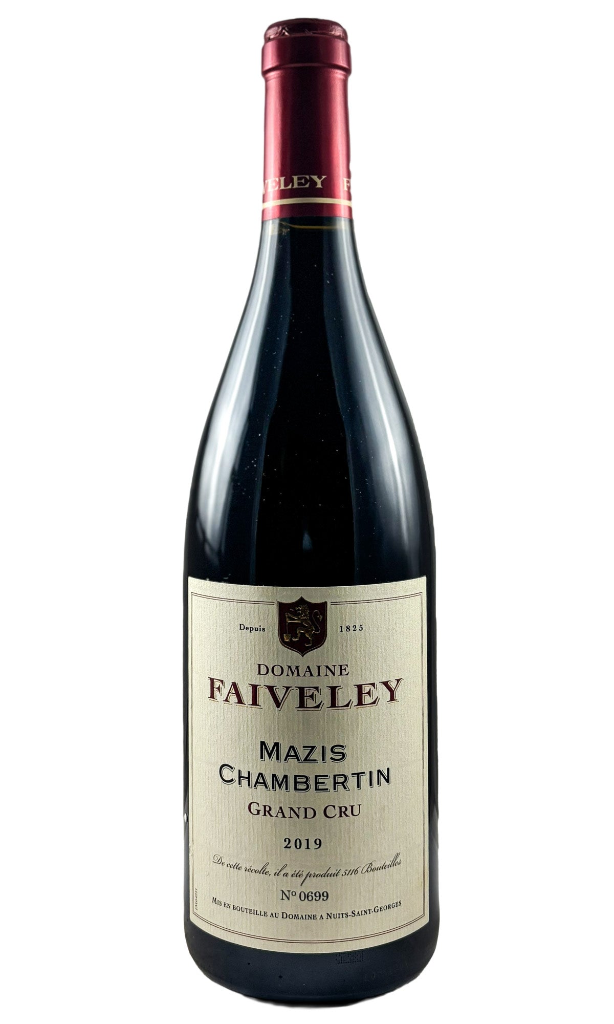Bottle of Domaine Faiveley, Mazis Chambertin Grand Cru, 2019 - Red Wine - Flatiron Wines & Spirits - New York