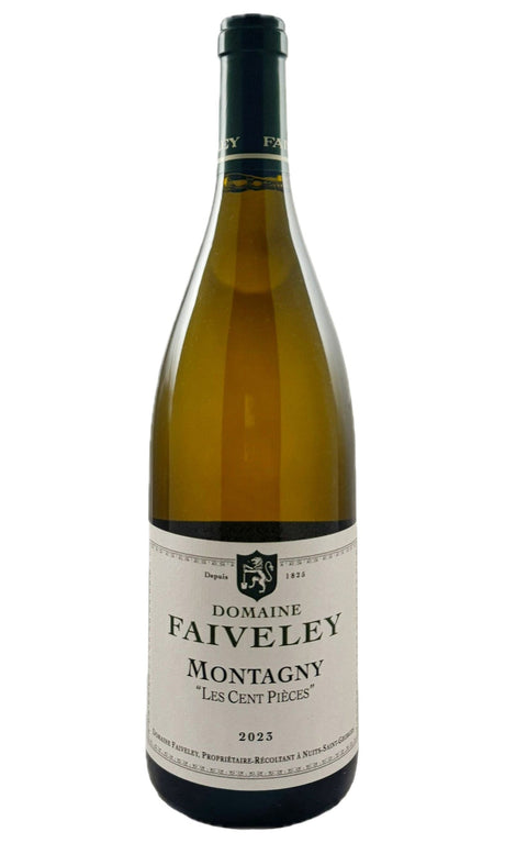 Bottle of Domaine Faiveley, Montagny Blanc 'Les Cent Pieces', 2023 - White Wine - Flatiron Wines & Spirits - New York