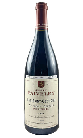 Bottle of Domaine Faiveley, Nuits-Saint-Georges 1er Cru Les Saint-Georges, 2020 - Red Wine - Flatiron Wines & Spirits - New York