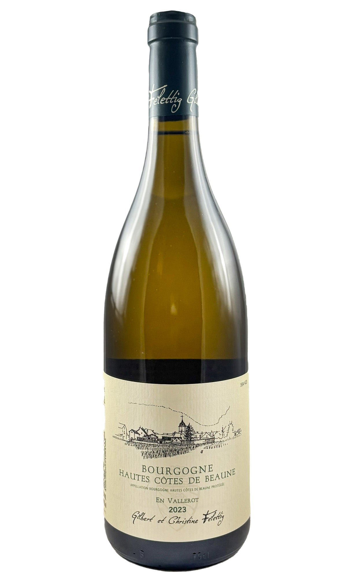 Bottle of Domaine Felettig, Bourgogne Hautes Cotes de Beaune En Vallerot, 2023 - White Wine - Flatiron Wines & Spirits - New York