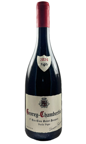 Bottle of Domaine Fourrier, Gevrey-Chambertin 1er Cru Clos Saint Jacques, 2024 - Red Wine - Flatiron Wines & Spirits - New York