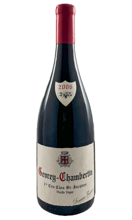 Bottle of Domaine Fourrier, Gevrey-Chambertin 1er Cru "Clos St-Jacques" Vieille Vigne, 2006 - Red Wine - Flatiron Wines & Spirits - New York