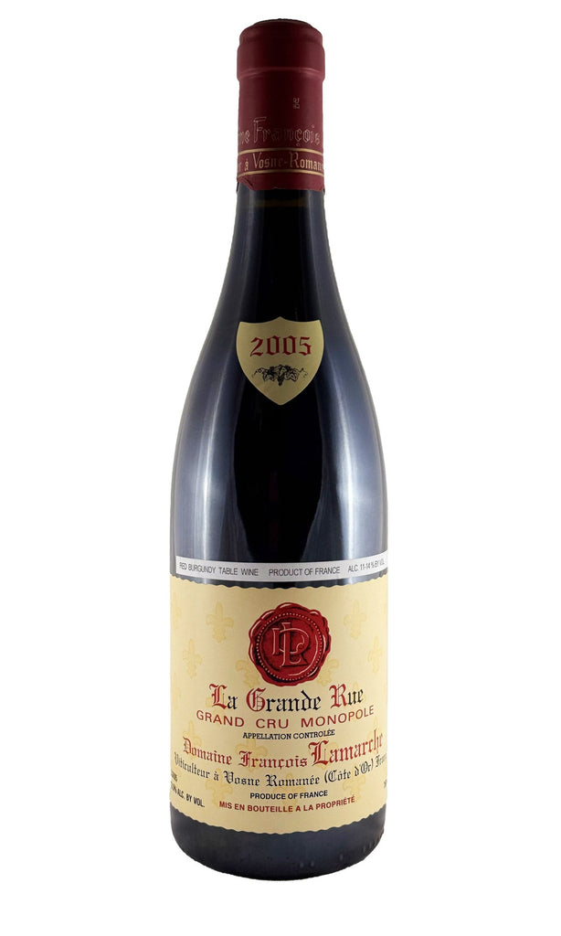 Bottle of Domaine Francois Lamarche, La Grande Rue Grand Cru Monopole, 2005 - Red Wine - Flatiron Wines & Spirits - New York