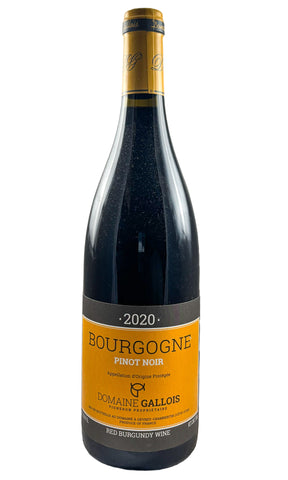 Bottle of Domaine Gallois, Bourgogne Rouge, 2020 - Red Wine - Flatiron Wines & Spirits - New York