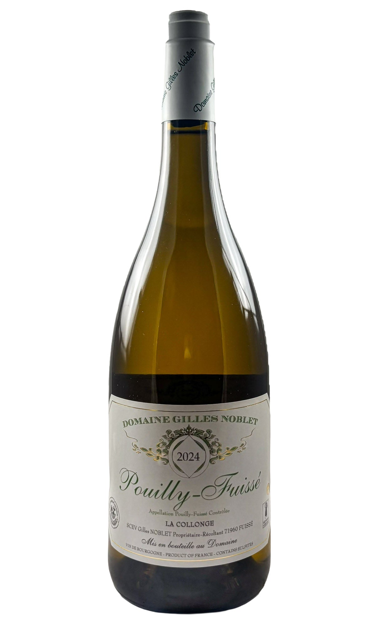 Bottle of Domaine Gilles Noblet, Pouilly-Fuisse La Collonge, 2024 - White Wine - Flatiron Wines & Spirits - New York