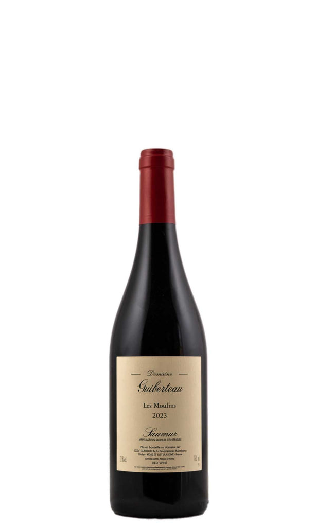 Bottle of Domaine Guiberteau, Saumur Rouge Les Moulins, 2023 - Red Wine - Flatiron Wines & Spirits - New York