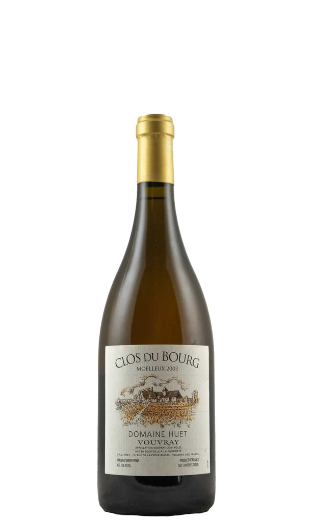Bottle of Domaine Huet, Clos Du Bourg Moelleux, 2003 - White Wine - Flatiron Wines & Spirits - New York