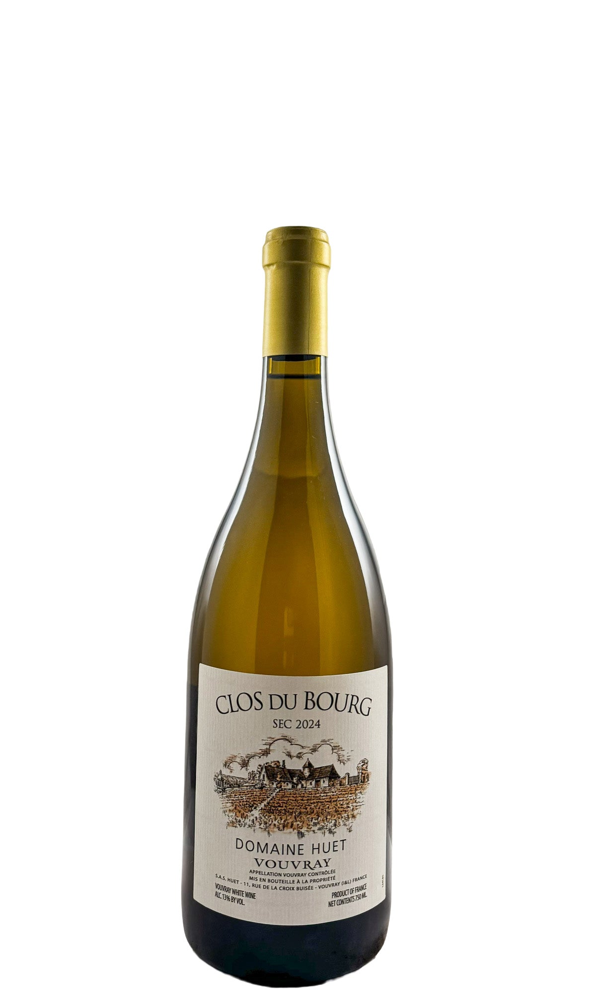 Bottle of Domaine Huet, Vouvray Clos du Bourg Sec, 2024 - White Wine - Flatiron Wines & Spirits - New York