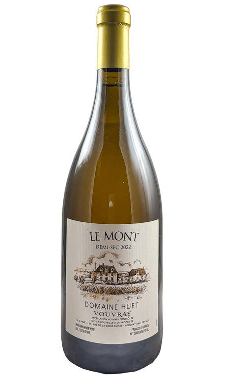 Bottle of Domaine Huet, Vouvray Le Mont Demi-Sec, 2022 - White Wine - Flatiron Wines & Spirits - New York