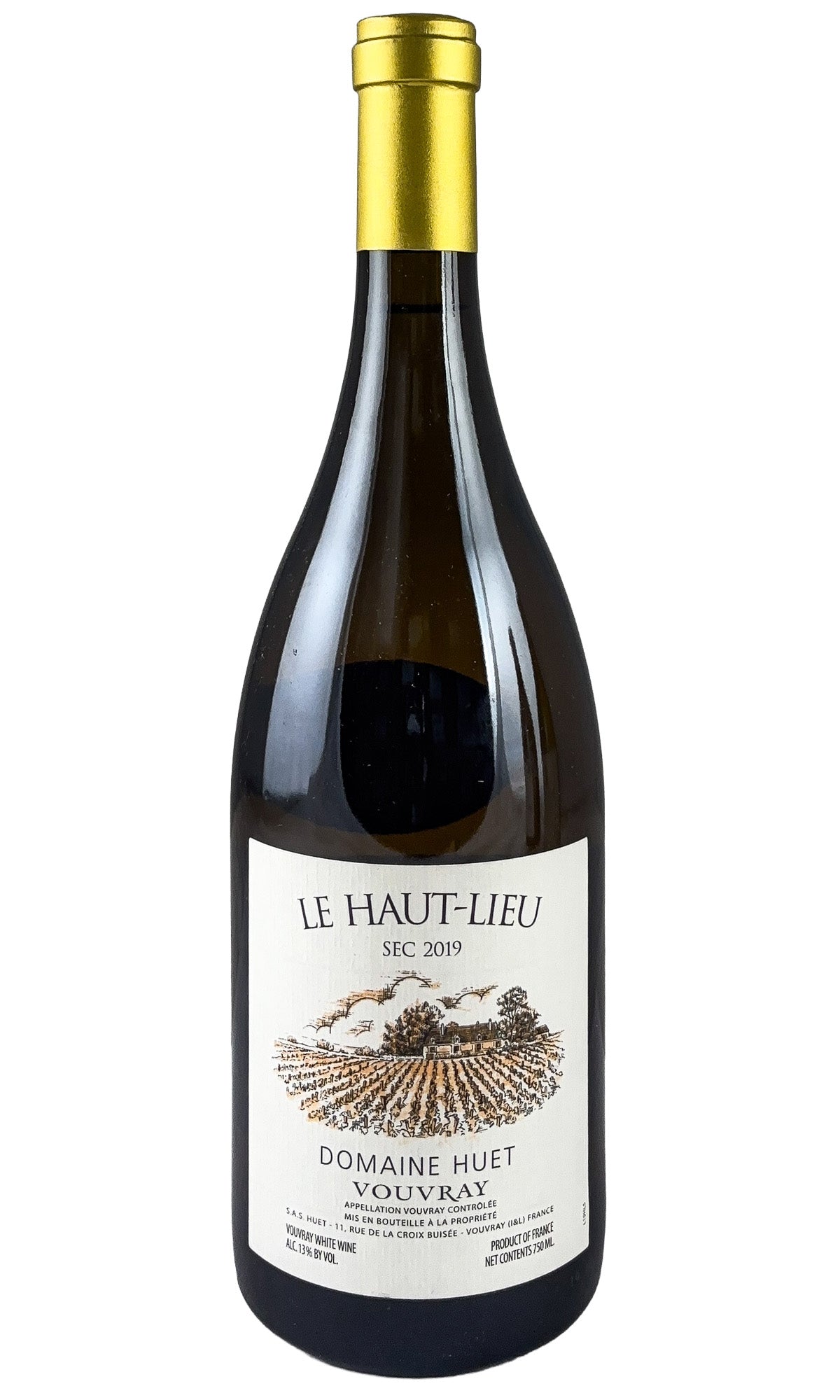 Bottle of Domaine Huet, Vouvray Sec "Le Haut Lieu", 2019 - White Wine - Flatiron Wines & Spirits - New York