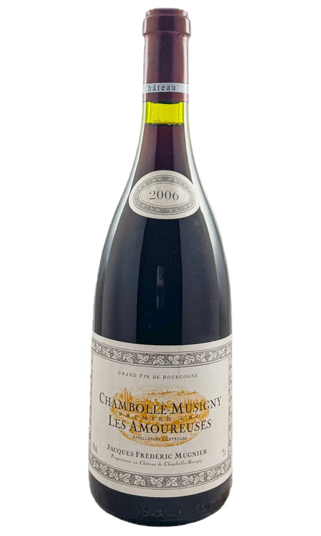 Bottle of Domaine Jacques-Frederic Mugnier, Chambolle Musigny 1er Cru Les Amoureuses, 2006 - Red Wine - Flatiron Wines & Spirits - New York