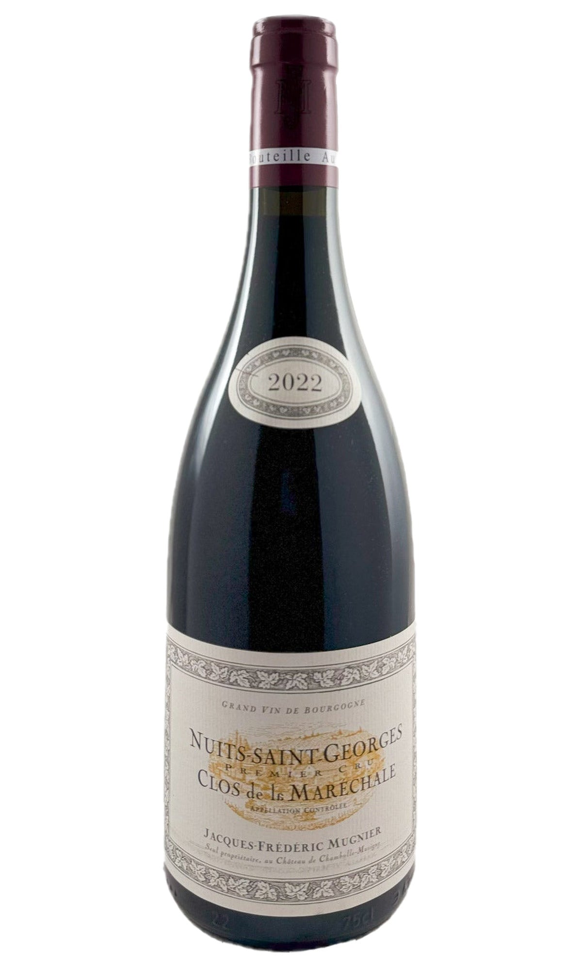Bottle of Domaine Jacques-Frederic Mugnier, Nuits Saint Georges 1er Cru Clos de la Marechale Rouge, 2022 - Red Wine - Flatiron Wines & Spirits - New York