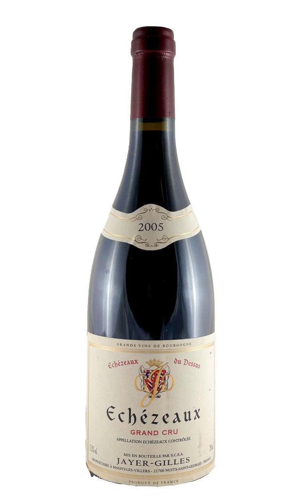 Bottle of Domaine Jayer-Gilles, Grand Cru Echezeaux du Dessus, 2005 - Red Wine - Flatiron Wines & Spirits - New York