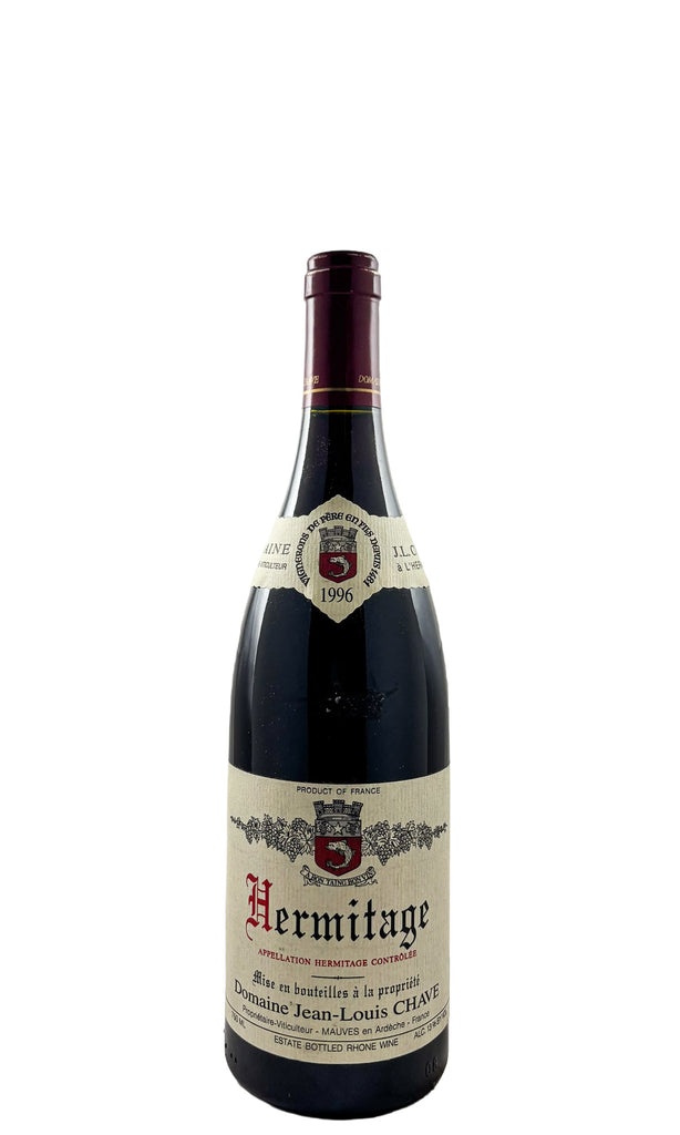 Bottle of Domaine Jean-Louis Chave, Hermitage Rouge, 1996 - Red Wine - Flatiron Wines & Spirits - New York