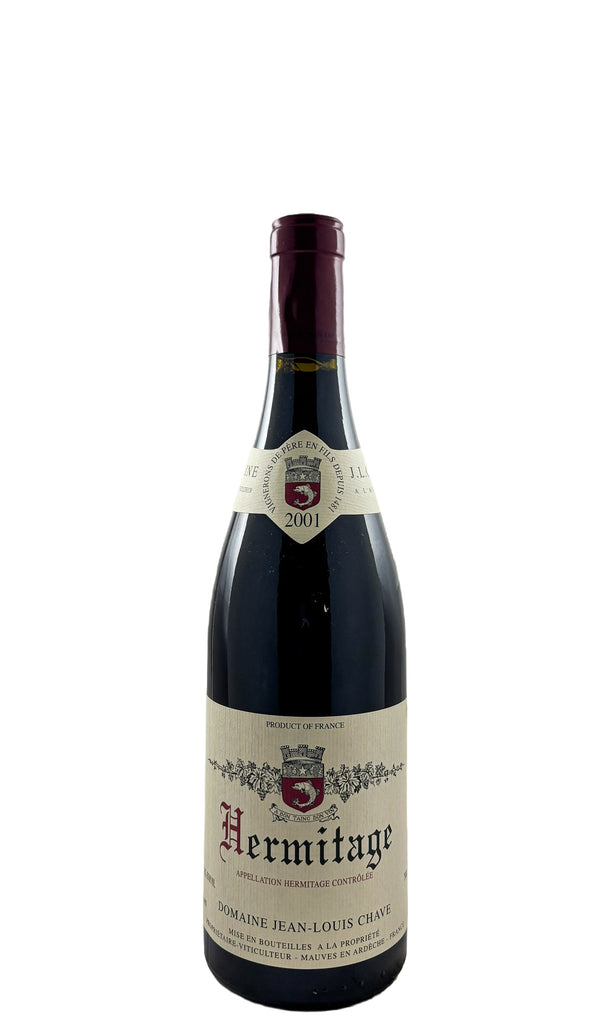 Bottle of Domaine Jean-Louis Chave, Hermitage Rouge, 2001 - Red Wine - Flatiron Wines & Spirits - New York