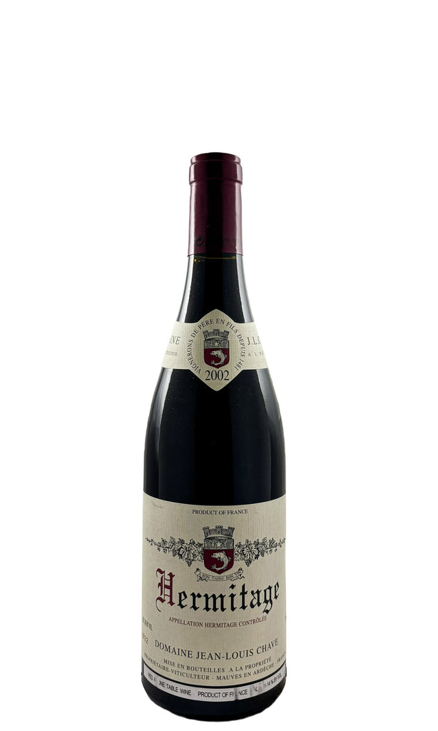 Bottle of Domaine Jean-Louis Chave, Hermitage Rouge, 2002 - Red Wine - Flatiron Wines & Spirits - New York