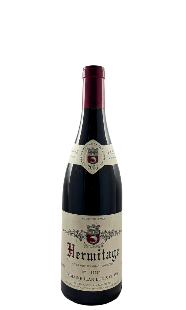 Bottle of Domaine Jean-Louis Chave, Hermitage Rouge, 2006 - Red Wine - Flatiron Wines & Spirits - New York