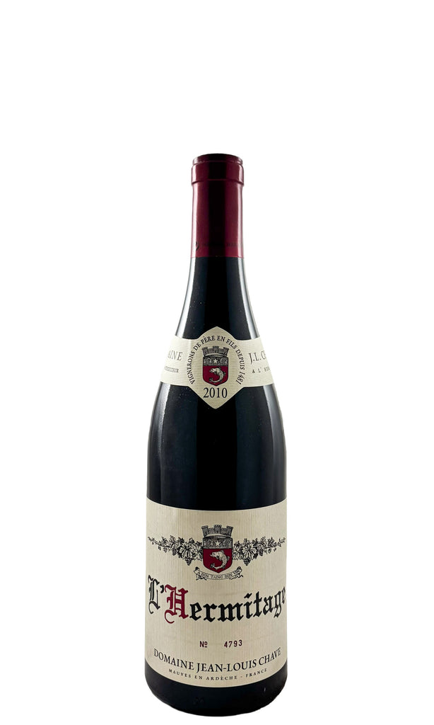 Bottle of Domaine Jean-Louis Chave, Hermitage Rouge, 2010 - Red Wine - Flatiron Wines & Spirits - New York