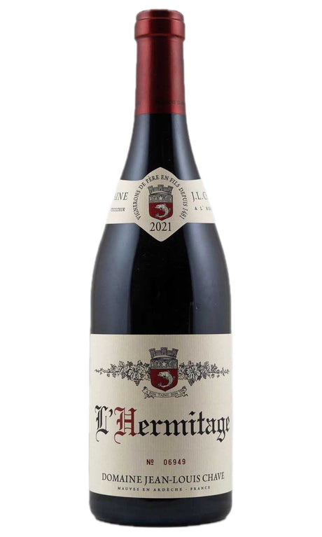 Bottle of Domaine Jean-Louis Chave, Hermitage Rouge, 2021 - Red Wine - Flatiron Wines & Spirits - New York