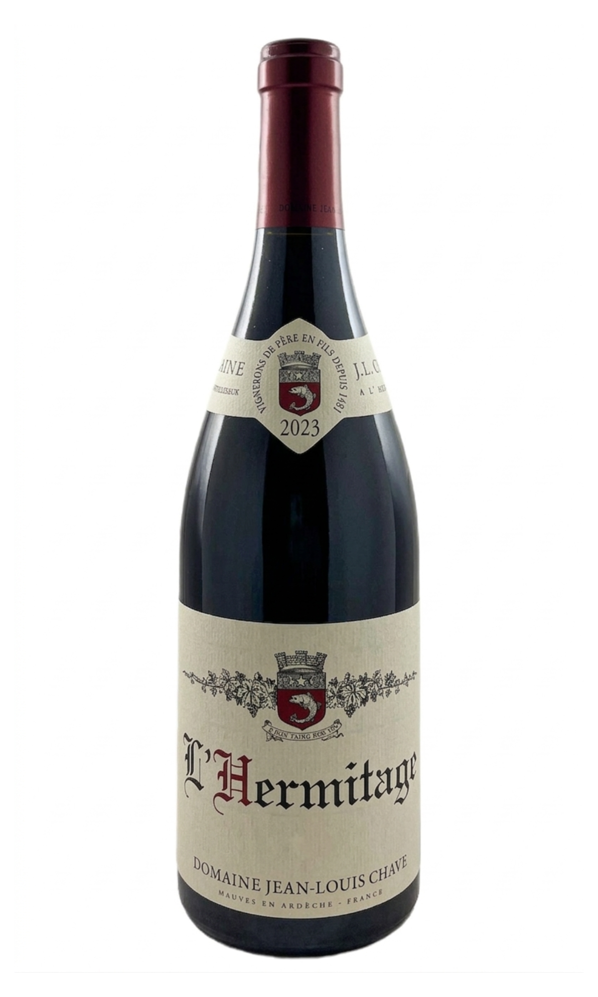 Bottle of Domaine Jean-Louis Chave, Hermitage Rouge, 2023 - Red Wine - Flatiron Wines & Spirits - New York