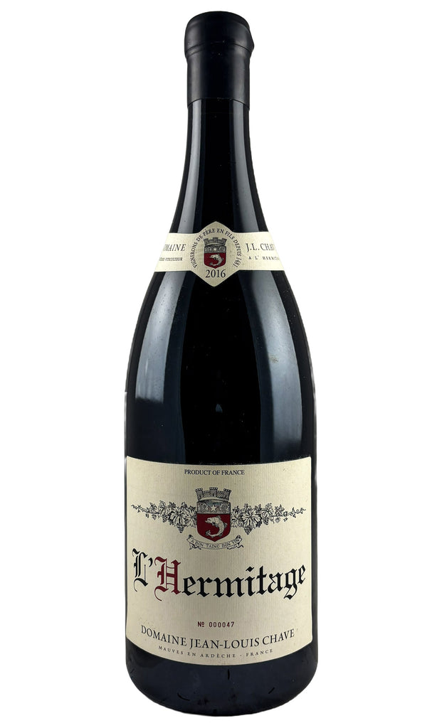 Bottle of Domaine Jean-Louis Chave, L'Hermitage, 2016 (3L) - Red Wine - Flatiron Wines & Spirits - New York