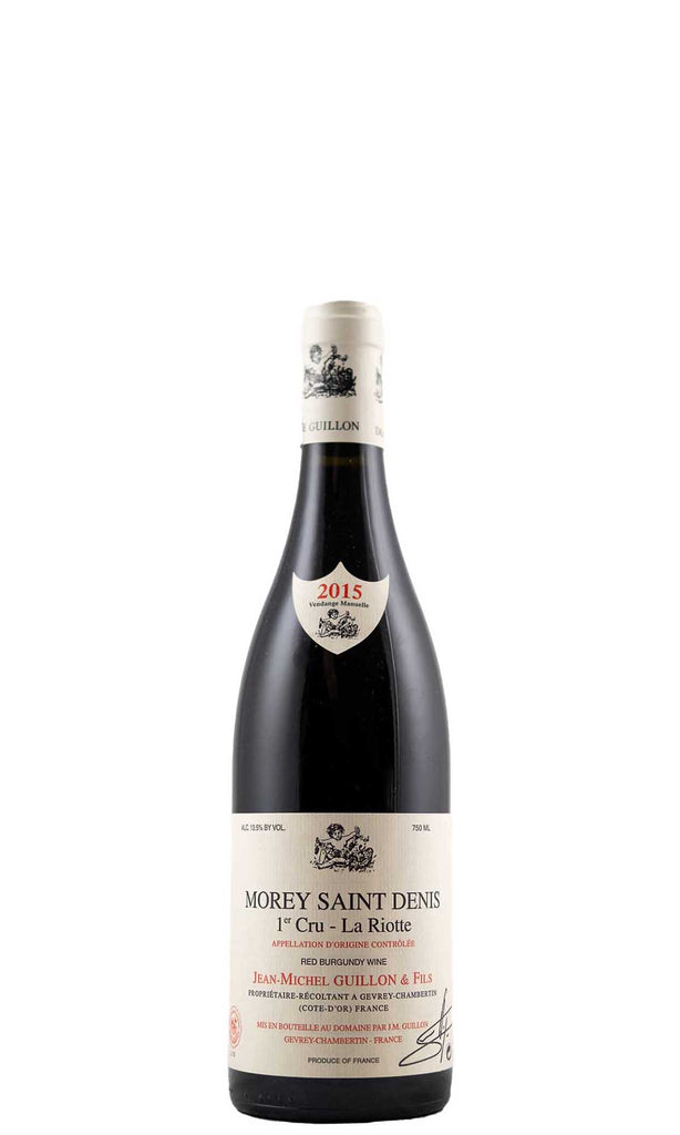 Bottle of Domaine Jean-Michel Guillon & Fils, Morey-Saint-Denis 1er Cru 'La Riotte', 2015 - Red Wine - Flatiron Wines & Spirits - New York