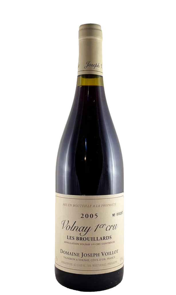 Bottle of Domaine Joseph Voillot, Volnay 1er Cru Les Brouillards, 2005 - Red Wine - Flatiron Wines & Spirits - New York