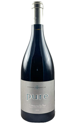 Bottle of Domaine La Barroche, Chateauneuf du Pape PURE, 2005 - Red Wine - Flatiron Wines & Spirits - New York