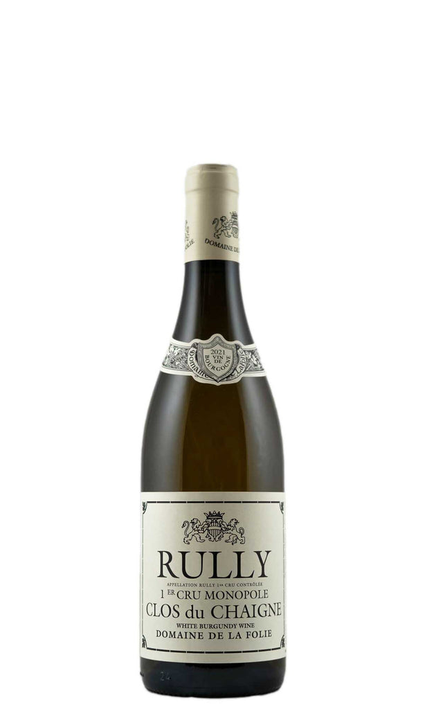 Bottle of Domaine La Folie, Rully Blanc 1er Cru 'Clos du Chaigne', 2021 - White Wine - Flatiron Wines & Spirits - New York