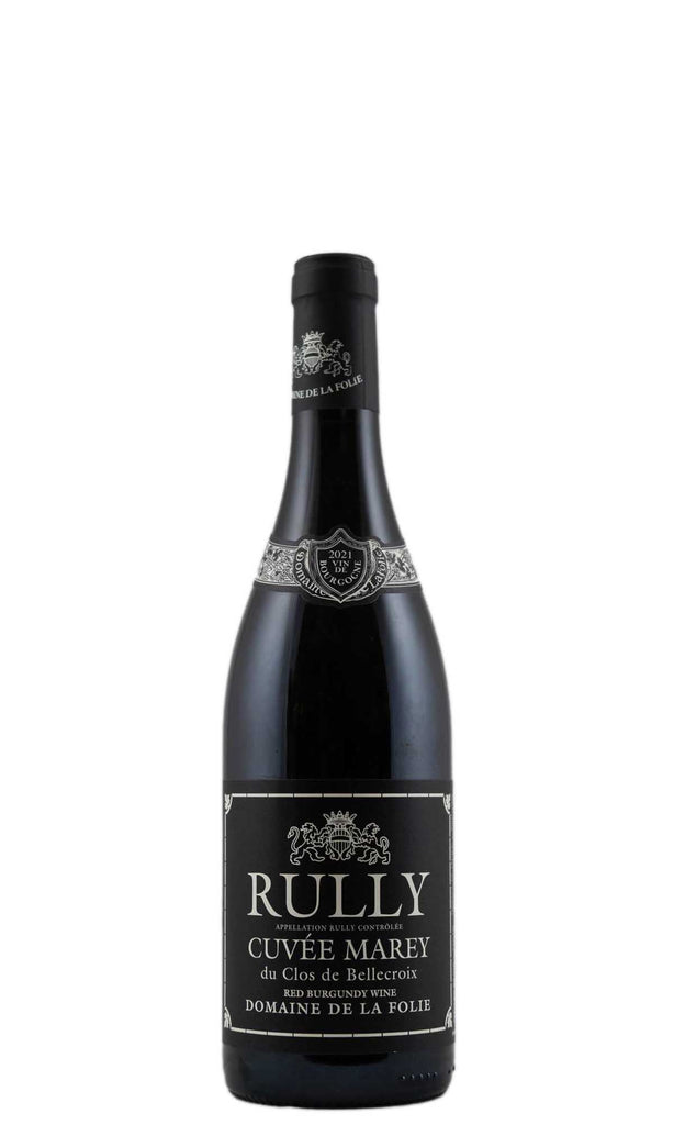 Bottle of Domaine La Folie, Rully Rouge 'Cuvee Marey du Clos de Bellecroix', 2021 - Red Wine - Flatiron Wines & Spirits - New York