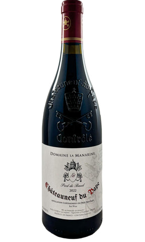 Bottle of Domaine La Manarine, Chateauneuf-Du-Pape Pied de Baud, 2022 - Red Wine - Flatiron Wines & Spirits - New York